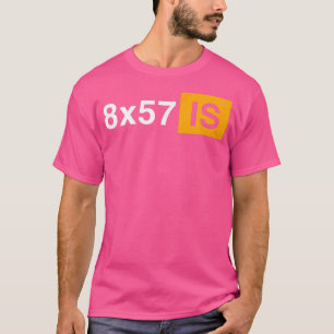 8X57は歴史的兵器ライフル狩りAmmo Tシャツ