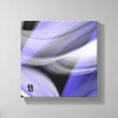 8x8インチラベンダームーントレンド抽象芸術アートバイオレット キャンバスプリント (正面)