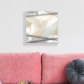 8x8インチSandy Tornado Trend抽象芸術アートベージュ キャンバスプリント (インサイチュ (リビング))