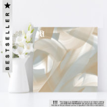 8x8インチSandy Tornado Trend抽象芸術アートベージュ