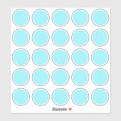 8x8シート(25) 1.5インチ丸円 – テンプレート シール (シート)