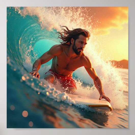 8x8正方形ポスター ポスター (正面)