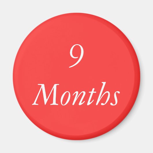 9か月チップ マグネット (正面)