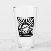 9つあるとき-悪名高いRBG タンブラーグラス (正面)