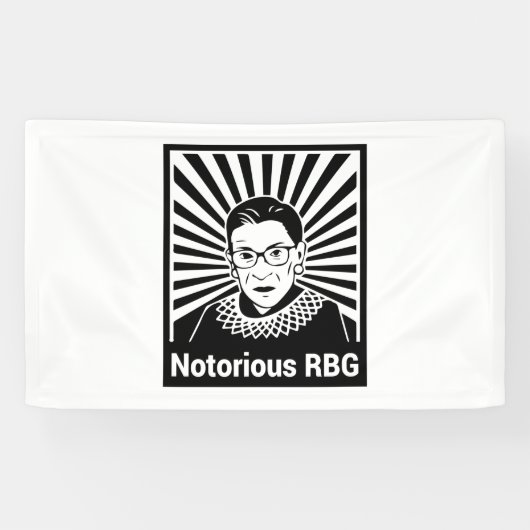 9つあるとき-悪名高いRBG 横断幕 (横)