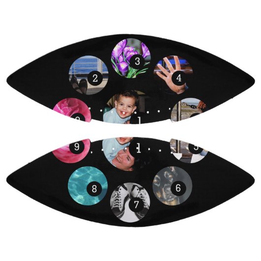 9つのイメージとあなた自身の写真の装飾を容易にして下さい アメリカンフットボール (パネル)