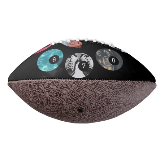 9つのイメージとあなた自身の写真の装飾を容易にして下さい アメリカンフットボール (回転270)