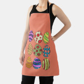 9つのカラフルイースターエプロンのオールオーバープリントエプロン エプロン (インサイチュ)