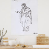 9つのギリシャのミューズ：カリオペ1 / 9 ポスター (キッチン)