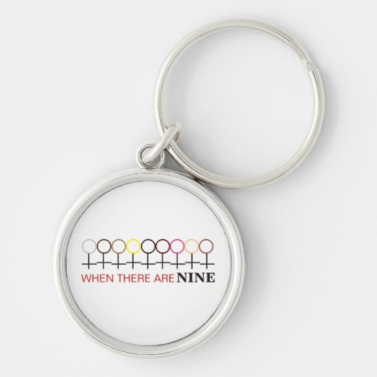 9つのジャスティス・ギンズバーグRBG引用文 キーホルダー (正面)