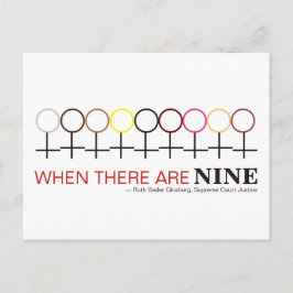 9つのジャスティス・ギンズバーグRBG引用文 ポストカード