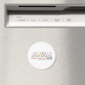 9つのジャスティス・ギンズバーグRBG引用文 マグネット (インサイチュ (食洗機))