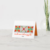 9つのパッチのハートのキルト カード (裏面)