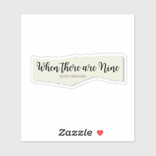 9つの引用文が裂けた紙 シール (シート)