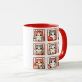 9つの猫の感情 マグカップ (正面右)