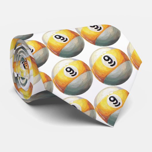 9つの球のタイ ネクタイ (ロール)