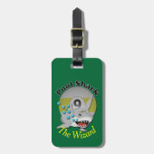 9つの球のビリヤードのプールの鮫 ラゲッジタグ (正面縦)