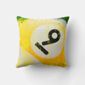 9つの球の装飾用クッション クッション (裏面)