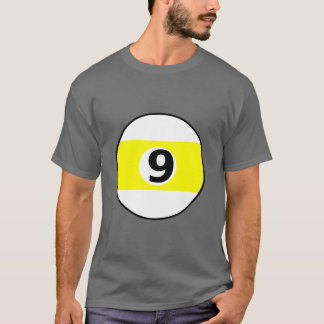 9つの球のclipart tシャツ