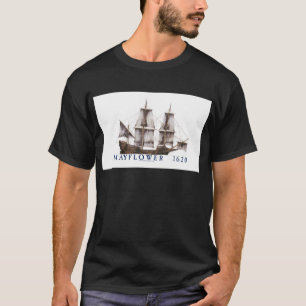 9つのmayflowerの船 tシャツ