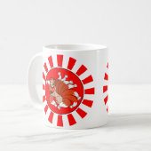 9つは後につきましたアカギツネ(Kitsune)の コーヒーマグカップ (正面左)