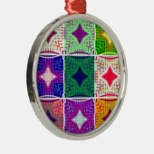 9つ星ハクナマタパターン メタルオーナメント (右)