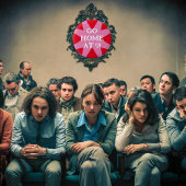 9のソーシャルヒントパーティーでホームに移動 缶バッジ