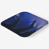 9よくはしゃぐ"正方形紙プレートのパターン ペーパープレート (傾斜あり)