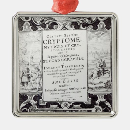 9を予約するとびら メタルオーナメント (正面)