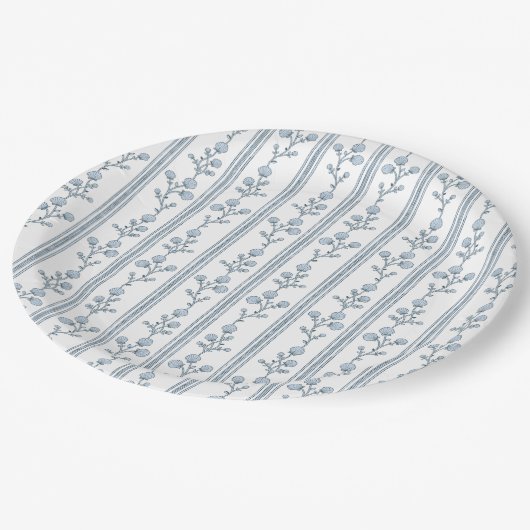 9インチコースタルシェル紙プレート ペーパープレート (アングル)