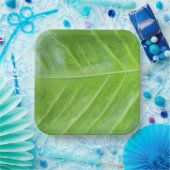 9インチスクエア紙プレートとエンチャントグリーン ペーパープレート (パーティー)