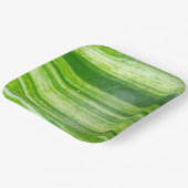 9インチナチュラルリーフデザインエレガントー ペーパープレート (傾斜あり)