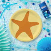 9インチヒトデ紙プレート ペーパープレート (パーティー)