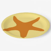 9インチヒトデ紙プレート ペーパープレート (アングル)