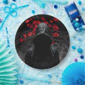 9インチラウンド紙プレートヘアリングアデラインザードメア ペーパープレート (パーティー)