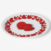 9インチラウンド紙プレート ペーパープレート (アングル)