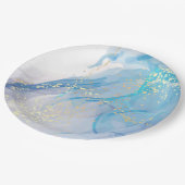 9インチラウンド紙プレート ペーパープレート (アングル)