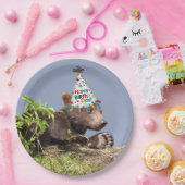 9インチ紙プレートとグリズリーベアcub ペーパープレート (パーティー)