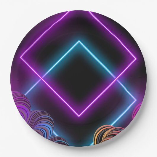 9インチ・ラウンドでダイニング体験を向上 ペーパープレート (正面)