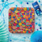 9インチ 角型 紙皿 (パーティー)