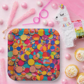 9インチ 角型 紙皿 (パーティー)