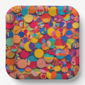 9インチ 角型 紙皿 (正面)