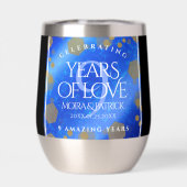 9エレガントthラピスラズリ結婚の記念日 (背面)