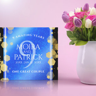 9エレガントthラピスラズリ結婚の記念日 キャンバスプリント