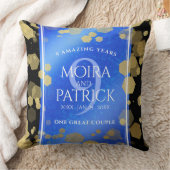 9エレガントthラピスラズリ結婚の記念日 クッション (ブランケット)