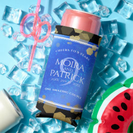 9エレガントthラピスラズリ結婚の記念日 スリム缶クーラー