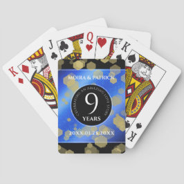 9エレガントthラピスラズリ結婚の記念日 トランプ