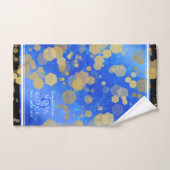 9エレガントthラピスラズリ結婚の記念日 バスタオルセット (ハンドタオル)