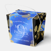 9エレガントthラピスラズリ結婚の記念日 フェイバーボックス (裏面サイド)