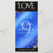 9エレガントthラピスラズリ結婚の記念日 メニュー (裏面)